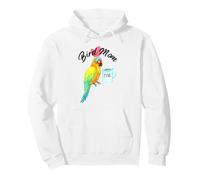 Pappagallo Uccello Mamma - Sleepy Sun Conure Acquerello Felpa con Cappuccio