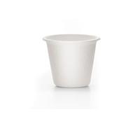PAPPERI® 100 bicchierini caffè capacità 80ml, biodegradabili e compostabili, in fibra di canna da zucchero naturale non sbiancata, estremamente rigidi e resistenti