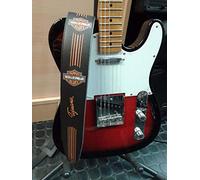 Pappo's Blues - Tracolla per chitarra o basso in ecopelle