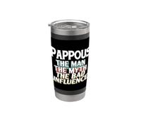 Pappous regalo per il mito uomo cattiva influenza nonno Bicchiere termico in acciaio inox doppia parete