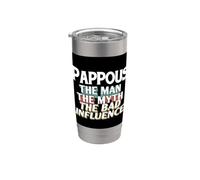 Pappous regalo per il mito uomo cattiva influenza nonno Bicchiere termico in acciaio inox doppia parete