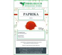 Paprika dolce spezia, contiene betacarotene, toniche, digestive e antisettiche