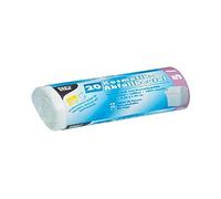 Papstar 12057 - Sacchi della spazzatura, 5 litri, pellicola LDPE bianca