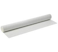 Papstar 12542 - Tovaglia di Carta con Disegno Damascato Stampato a Rilievo, 50 x 1 m, Colore: Bianco