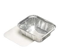 Papstar 14512 Shell in Alluminio, Alluminio, Argento, 10 x 12 x 14.50 cm