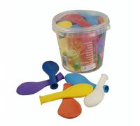 Papstar 18816, 100 balloons, diameter 22 centimeter, colours assorted in box