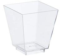 Papstar 19988 - 50 Coppette, 4,5 x 4,5 x 5 cm, Transparenti