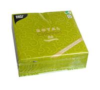 Papstar, 50 tovaglioli Royal Collection 1/4 della Piega 40 cm x 40 cm Colore: Verde Oliva CASALI, # 84883