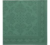 PAPSTAR 50 tovaglioli Royal Collection 1/4 piegati 40 cm x 40 cm, verde scuro arabesque