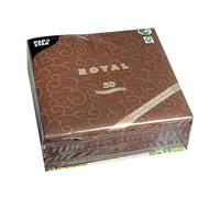 Papstar Tovaglioli, Fazzoletto, Marrone, 7.8 x 20 x 20 cm, 50 unità