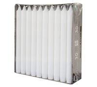 Papstar 86416-30 candele a corona Ø 2,2 cm, 24 cm, in 100% stearina, colore: Bianco