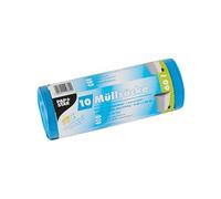 Papstar 9 Rulli X 10 Sacchi Per Rifiuti, Folia LDPE, 60 L, Blu, H 85 X B 60 Cm