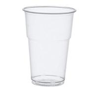 Papstar Bicchiere 81187 Bevande Fredde, PLA, Trasparente, 11 x 7,8 x 11 cm, 25 unità