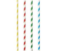 Papstar cannucce a strisce di colore puro NEW