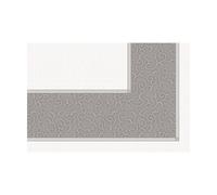 Papstar Centro Tavola Casali Grigio 80 X 80Cm 20 Pezzi