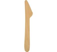Papstar Coltello in Legno Dimensioni: 165mm. Quantità nell 'imballaggio: 100.
