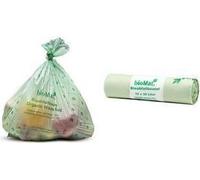 Papstar Compost Bag "Biomat", 30 litri, materiale verde: lamina su una base di amido, compostabile industrialmente - 1 pezzo (9