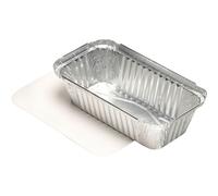 Papstar guscio in alluminio con coperchio, L, 19,7 x 10,5 x 4,9 cm (50 pezzi)