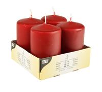 Papstar Kerzen bordeaux 4St ACC NUOVO