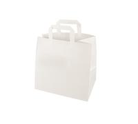 Papstar Sacchetti Di Carta 25 X 26 X 17 CM Bianchi Con Manico 50 Pezzi