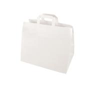 Papstar Sacchetti Di Carta 27 X 32 X 21,5 Cm Bianchi Con Manico 50 Pezzi