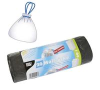 Papstar Sacco della spazzatura, Pellicola LDPE, grau, 75.00 x 65.00 x 75.00 cm