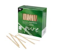 Papstar Stecche di Legno Pure, Bastoncini Legno 10x 1000pezzi