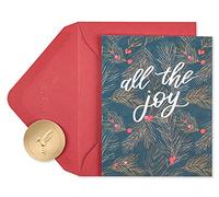 Papyrus Biglietti di auguri confezionati con buste, vacanze meravigliose, vischio (20 pezzi)