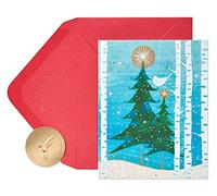 Papyrus Biglietti di Natale confezionati con buste, pace e felicità, Snowbird (20 pezzi)