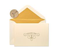 Papyrus Biglietti di ringraziamento con buste, fioritura dorata (16 punte)