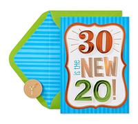 Papyrus Divertente biglietto di auguri per 30° compleanno (non proprio)