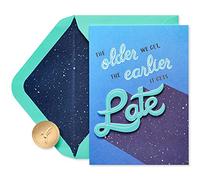 Papyrus Divertente biglietto di compleanno (The Older We Get)