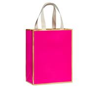 Papyrus Sacchetto regalo grande da 33 cm (rosa e oro) per compleanni, matrimoni, anniversari e tutte le occasioni (1 sacchetto)