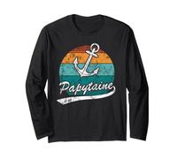 Papytan è Nonno E Capitano per Nonno Marino Maglia a Manica