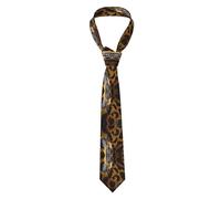 PAQGSREM Cravatta da uomo con stampa di sottaceti e aneto, per matrimoni, sposo, testimoni dello sposo, missioni, balli, regali, Serpente giallo, Taglia unica