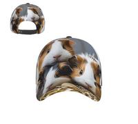 PAQOLSMCKR Cappello da baseball per donne uomini papà cappello da golf cappello da baseball bello Italia papà cappello regolabile camionista, porcellini d'India, Taglia unica