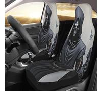 PAQOLSMCKR Set di 2 coprisedili per auto, con cinghia elastica, impermeabili, accessori per auto