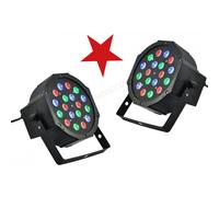 PAR 18 led x 1 Watt FARO RGBW DMX STROBO FLASH WASH PROGRAMMABILE o 1€ catalogo