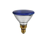 Lampadina alogena per effetti par38 fl blau 230 v e27 80 w blu dimmerabile