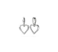Guess Orecchini Donna JUBE04617JWRHT/U Mon Amour Acciaio inossidabile Zirconia cubica Argentato
