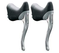 Shimano Leva del freno Dual Road Calipers R400 EU Coppia Nero/Argento