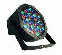 PAR RGB MULTICOLORE 36 LED per 1W DMX WASH STROBO FARO DISCOTECA DJ FESTE LUCI