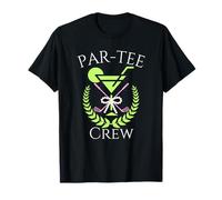 Par Tee Crew Martini Cocktails Golf bere corrispondenza Maglietta