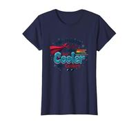 para Educator: Come Un Insegnante ma più Freddo Maglietta, Donna, Navy, L