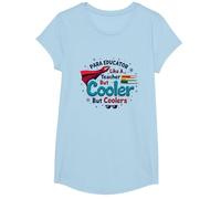 para Educator: Come Un Insegnante ma più Freddo Maglietta, Ragazze, Celeste, S