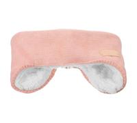 Para Orecchie per Dormire in Pile, Fascia Elastica Rosa 25x11x2cm | Lana d'Agnello, Pressione Delicata, Riduce Rumori, per Casa, Biblioteca, Viaggio e Sonno Tranquillo