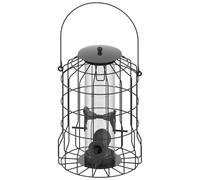 para Pájaros De Exterior | Soporte De Comida Impermeabile Con 4 Puertos | Accesorios para Alimentar Aves Y Colibríes - para Observar Colibríes Pinzones Carboneros Jardín Patio Balcón