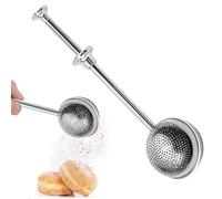 Para Quitar El Polvo De La Coctelera De Azúcar, Para Quitar El Polvo | Tamiz De Varilla De Azúcar En Polvo | Harina Azúcar En Polvo Cuchara Herramientas De Cocina Para Azúcar, Especias Y