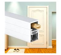 para spifferi sotto porta Spazzatrice automatica for porta a discesa | Meccanismo di discesa a molla, tappo antispiffero for porta, sigillatura automatica affidabile, previene(110cm (43in))