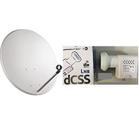 PARABOLA SAT SATELLITE 80 CM CON LNB SCR ALTA QUALITA' PER SKY TIVU' SAT